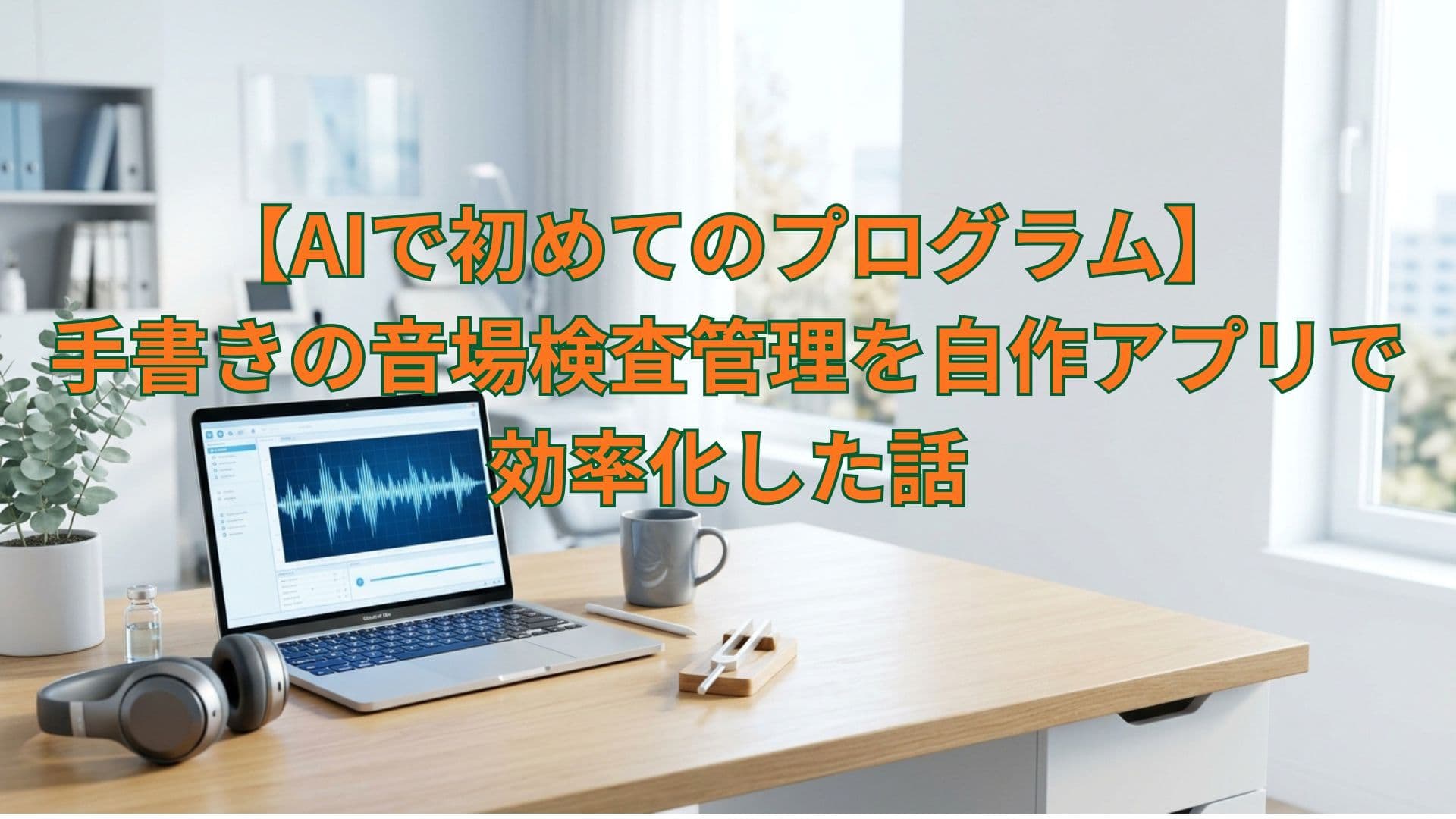 【AIで初めてのプログラム】手書きの音場検査管理を自作アプリで効率化した話